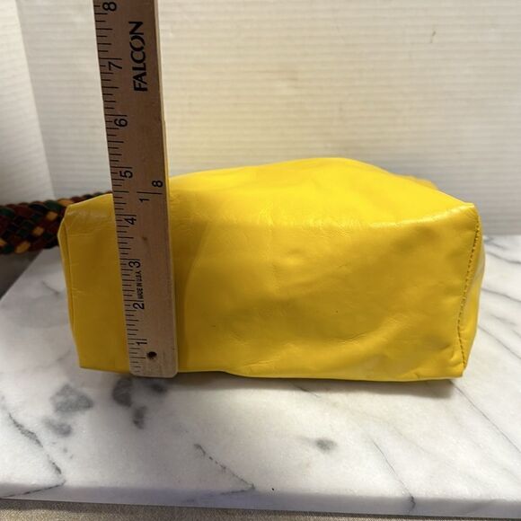 Peaceofthread handmade yellow tote handbag - Picture 10 of 12